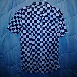 Checkerboard Dress Shirt